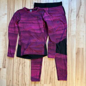 Odlo Women's Whistler Base Layer Top and Bottoms